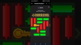 4 December Mini Game 100% Easily Solved Today | Hamster Kombat Mini Game 4 December | Mini Game