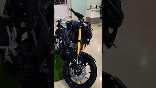 Exhaust sound  New 2024 Yamaha MT15v2 in Black colour #bike #shorts #trending #yamaha #mt15 #mt15v2