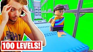 The 100 Level LEGO Deathrun in Fortnite...