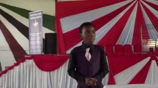 The 11 years old Kwanele Preaching. Just a short message