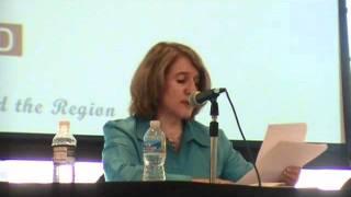 Marina Markovich of Jewish Family Services at Global Cleveland Summit
