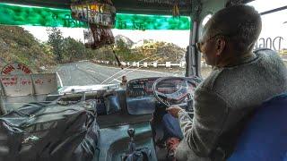 HIGH-SPEED and CRAZY Bus Driving in Fastest Route by HRTC Shimla-1 | Shimla to Dharmshala Journey