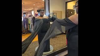 She refuse to wear white on her wedding day. Black Only Wedding Dress - Plus Size - Size 18/20