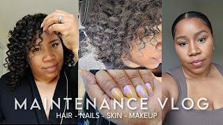 Maintenance Routine | Wash Day + Styling, Skincare & Everyday Makeup Routine, Personal Care Haul