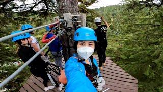 Zipline adventure in Ketchikan, Alaska by Pinay At Sea