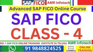 CLASS 4  - SAP FICO Course in Telugu - SAP Tutorial For Beginners in Telugu