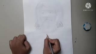 how to draw lord jesus |easy drawing|Sudha's easy art and drawing