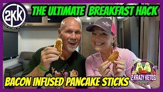 Bacon-infused Keto Pancake Surprise! | The Ultimate Keto Breakfast hack