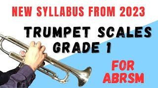 Grade 1 Trumpet Scales. ABRSM. New from 2023