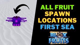 All Fruit Spawn Locations in Blox Fruits | First Sea (1st Sea)