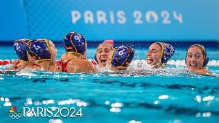 Spain seizes first women's water polo gold with win over Australia | Paris Olympics | NBC Sports