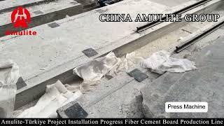 Fully Automatic Fiber Cement Board Production Line Installation Process