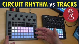 Review: Circuit RHYTHM vs TRACKS, Sampling/slicing tutorial, All factory presets // Novation Circuit