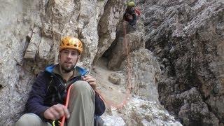 Strahlende Bezwinger der Drei Zinnen Klettertour in den Dolomiten - Abenteuer Alpin 2012 (Folge 4.7)