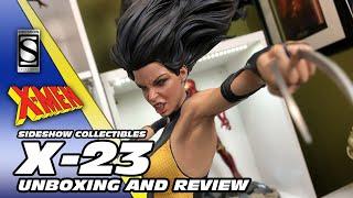 X-23 PREMIUM FORMAT FIGURE SIDESHOW UNBOXING AND REVIEW