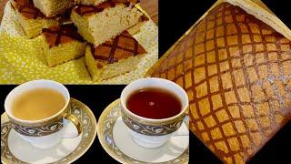 Simple & Easy Sheet Cake |#کیک مجلسی خیلی نرم ولطیف ،با چای عجب کیفی میکند