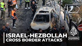 Hezbollah claims rocket attack at Israeli base near Haifa