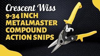 Crescent Wiss 9 34 Inch MetalMaster Compound Action Snips