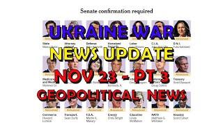 Ukraine War Update NEWS (20241123c): Geopolitical News