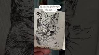 Which animal drawing turned out the best?  | Daily sketches. #sketch #animalsketch #pensketch