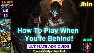 Wild Rift Jhin Guide - How To Play When You're Behind - Build, Runes, Gameplay