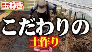 【おいしい玉ねぎが出来そうな予感】【3回でも4回でも耕します】大雑把な所もあるのがひろちゃん流【玉ねぎ】【ソニック】【土作り】