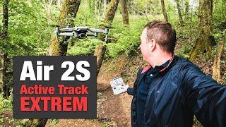 DJI AIR 2S - ActiveTrack 4.0 TEST EXTREM - APAS 4.0 DEUTSCH 4K