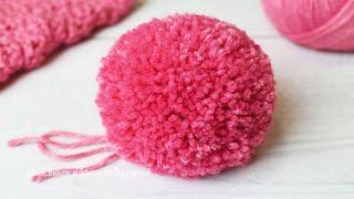 Yarn Pompom | Volumetric and Smooth Thread Pompom | Detailed MASTER CLASS