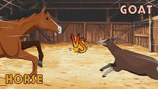 Horse vs Goat | Farm Animals Tournament [S1] | Animal Animation