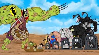 Rescue HULK & SPIDERMAN, SUPERMAN, BLACK PANTHER 2 From PYTHON: The Battle Against Digestive System?