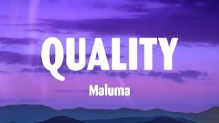 Maluma - Quality (Letra/Lyrics)