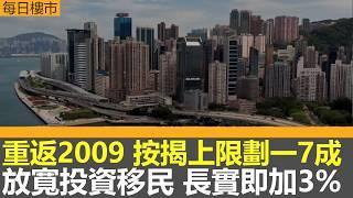 每日樓市｜長實3個項目即時預告提價3%｜施政報告: 放寬所有物業按揭上限至劃一七成 重返2009年逆周期措施前｜投資移民准買5000萬以上物業｜28Hse特約 : 每日樓市｜HOYTV資訊台｜有線新聞