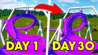 I BUILT a rollercoaster EVERY DAY for 30 days...