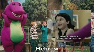 Barney & Friends I Love You Multilanguage Comparison