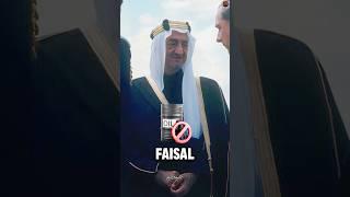 KING FAISAL WARNS U.S. OF OIL CUT OFF