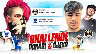 PAHADI GAMER & DJEXO GIVE ME A IMPOSSIBLE CHALLENGE || CAN I COMPLETE THIS CHALLENGES ? 