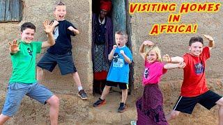 The Ninja kidz visit homes in Africa!!