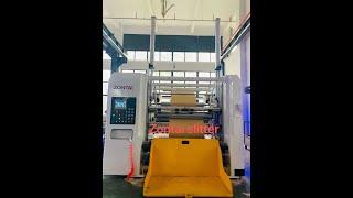 High Speed Double Bottom Drums Slitter Rewinder Machine for non woven fabrics