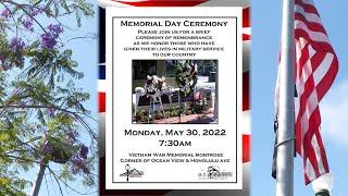 Memorial Day Ceremony - 2022