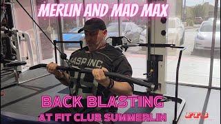 Merlin & MadMax | Back Blasting at Fit Club Summerlin!