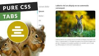 How to Create Pure CSS Vertical Tabs with Indicator (Step by Step)