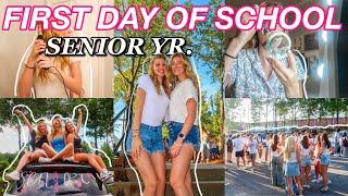 FIRST DAY OF SCHOOL VLOG + GRWM! *senior year*