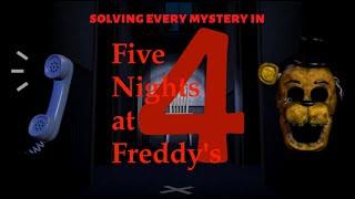 Solving Every Mystery in Five Night's at Freddy's 4 || Kirbyster Plays