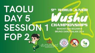 9th World Junior Wushu Championships Day 5- FOP2 Taolu Morning Session