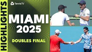 Arevalo & Pavic vs Cash & Glasspool For The Title! | Miami 2025 Men's Doubles Final Highlights