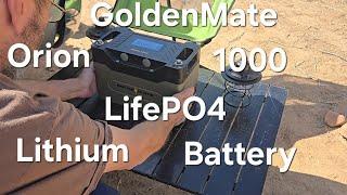 GoldenMate Orion 1000 100ah lifePO4 Lithium battery Review #lifepo4lithiumbattery