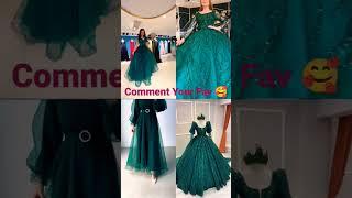 Very Beautiful Green Gown Collection  #gowncollection #gown #short #dress #glitterydress