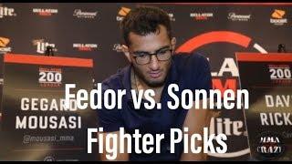 Bellator 208: Fedor Emelianenko vs. Chael Sonnen Fighter Picks