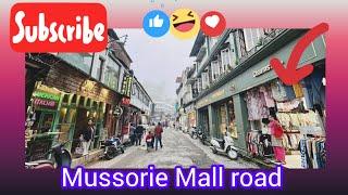 Mussoorie mall road View