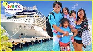 We're going on a Cruise!!! Family Fun Vacation Trip with Ryan's Family Review!!